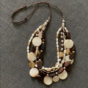 Mixed beaded necklace
